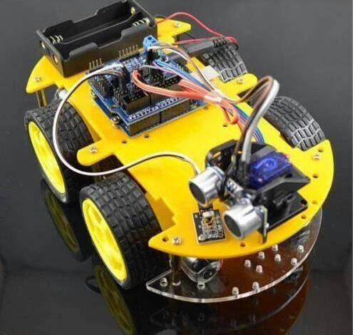tutorial membuat robot avoider arduino uno