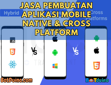 jasa pembuatan aplikasi mobile android dan ios native dan cross platform
